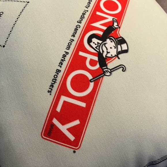 Monopoly Board Game Throw Pillow Couch Bed Decor Parker Brothers Accent Cushion - Picture 5 of 8